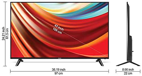 Shinco 109 cm (43 inches) 4K Ultra HD Smart LED TV S43UQLS (Black) (2021 Model) 5