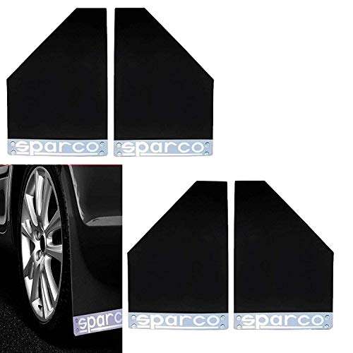 Vocado Black Sparco Car Plastic Mud Flap for Gypsy King (Set of 4) 3