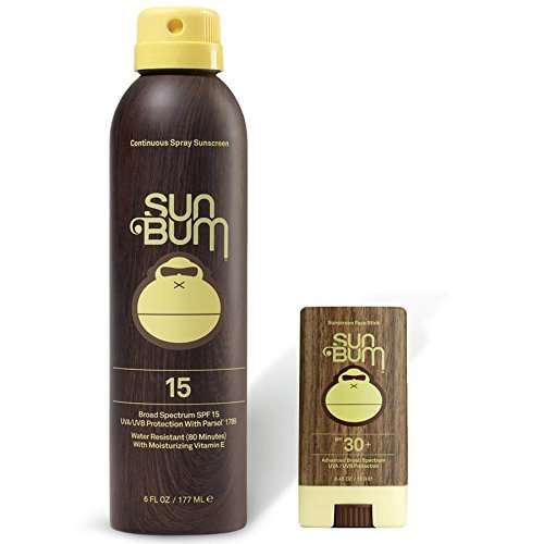Sun Bum SPF 15 Spray Sunscreen + Face Stick SPF 30 1