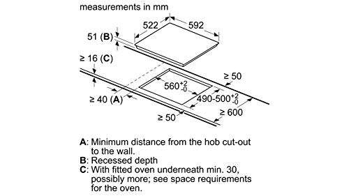 Bosch PIE651BB5I 1800W Induction Hob with 4 Cooking Zone, Black 6