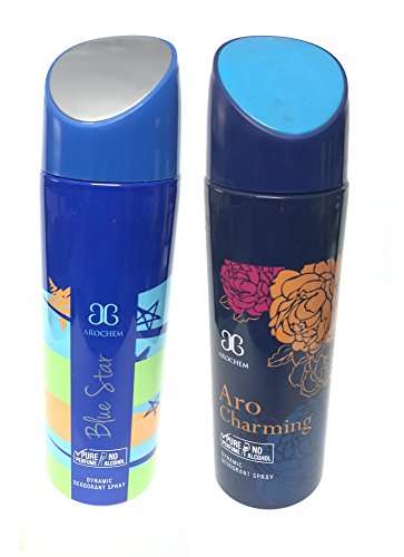 Arochem BlueStar and Charming Deodrants For Men Women Body Spray 1