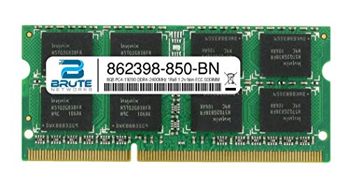 Brute Networks 862398-850-BN - 8GB DDR4-2400MHz 1Rx8 Non-ECC SODIMM (Compatible with OEM PN# 862398-850)
