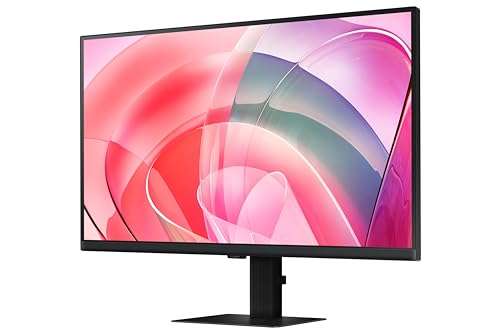 Samsung 27" (68.47cm) 4K ViewFinity S7 Monitor|UHD 3840 x 2160|IPS Panel|350nits|1.07 Billion Colors|Ports-HDMI,DP,Headphone|PIP|PBP|HDR10|Easy Setup Stand|Eye Care Technology|LS27D700EAWXXL|Black 4