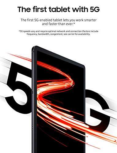 SAMSUNG Galaxy Tab S7 (5G Tablet) LTE/WiFi (Verizon), Mystic Black - 128 GB (2020 Model - US Version & Warranty) - SM-T878UZKAVZW 2