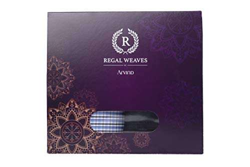Regal Weaves by Arvind Fabric Gift Box (Unstitched, Multicolor, Free Size)- Single Pair Pack (FABPACKDES-28) 2
