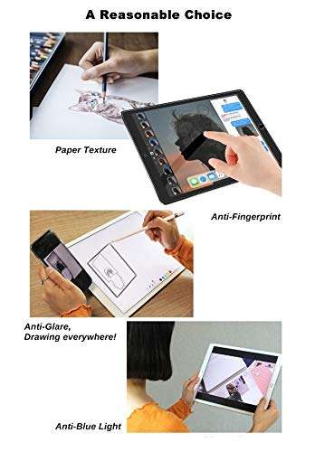 Muellery Healingshield Screen Protector Paper-feel Eye Protection Anti Blue Ray Anti Glare Paper Texture Film Compatible with Samsung Galaxy Tab S9 5