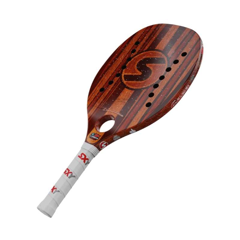 SXY California GT Beach Tennis Paddle – Designed in California USA | 3K Carbon Frame | Super Soft EVA Core 6