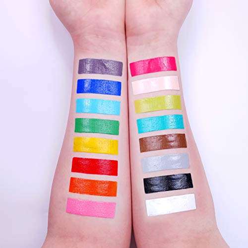 Face Paint Stick / Body Crayon makeup for the Face & Body by Moon Creations - 0.12oz - Black 2