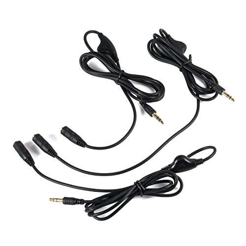 5.1 Channel Bypass Cable Compatible with Logitech Z-5500 Control Pod (PID Between R200-R635) with 3 Jack Vol Control 7Ft 5