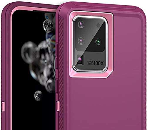 Case for Samsung Galaxy S20 Ultra 5G for OtterBox Defender Case with Belt Clip - Purple Pink 1