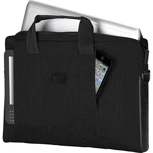 Targus CitySmart Slipcase Sleeve with Strap for 16-Inch Laptops, Black (TSS594US) 2