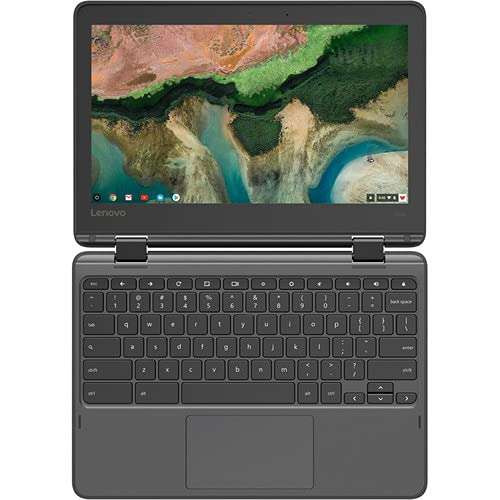 Lenovo Chromebook 300e (2nd Gen) 11.6-inch HD Touchscreen 32GB eMMC 1.1GHz Celeron N4020 (4GB RAM, SD Card Reader, Black) 81MB001DUS 4