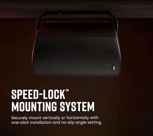 Polk Audio Atrium 6 Outdoor All-Weather Speakers with Bass Reflex Enclosure (Pair, White), Broad Sound Coverage, Speed-Lock Mounting System 3