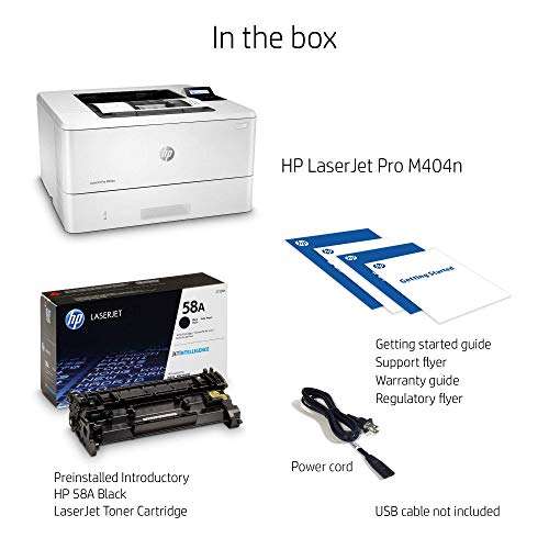 HP Laserjet Pro M404n Printer, White (Renewed) 3
