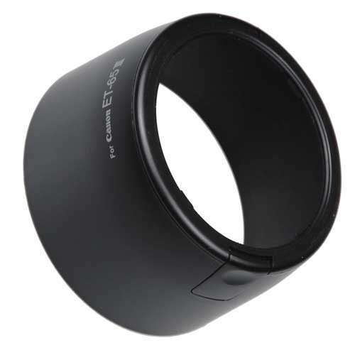 SHOPEE Branded Bayonet Lens Hood (ET-65III) Compatible for EF 85mm f/1.8 USM, 100mm f/2 USM, 135mm f/2.8 SF, and Other Compatible for EF Telephoto Zoom Lenses 2