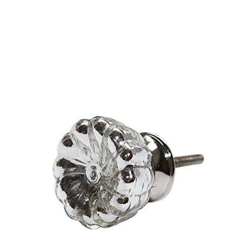 Bombay Duck SBA380X Deco Mercury Door Knob - Silver (6 Units) 2