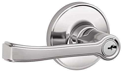 Dexter J54TOR625 Polished Chrome Single Cylinder Keyed Entry Leverset from The Torino Series 2