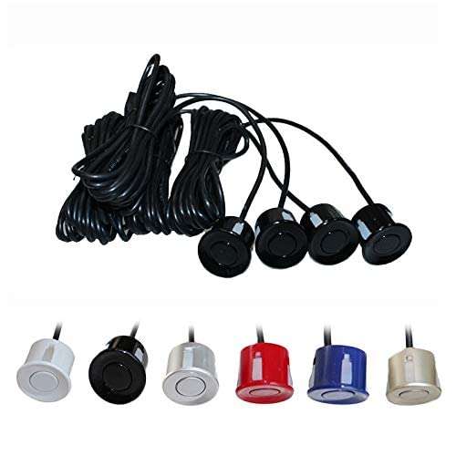 GlobalNiche® red, Rússia : 1 Conjunto Kit Display LED Sensores de Estacionamento 4 Sensores Do Carro para Todos Os Carros Reverso Assistência Radar Backup System Monitor Do Carro Styling 4