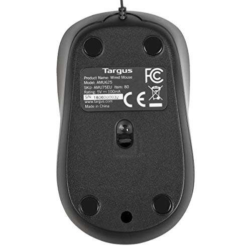 Targus Compact Blue Portable Trace Mouse, Black (AMU75EU) 4
