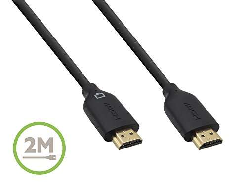 Belkin HDMI A/V Cable for Audio/Video Device - 2 M - HDMI Digital Audio/Video - Gold Plated 2