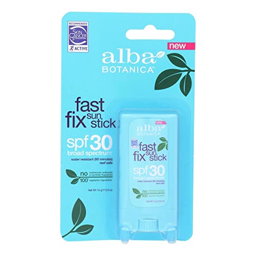 Alba Botanica, Sunscreen Sun Stick SPF 30, 0.5 Ounce