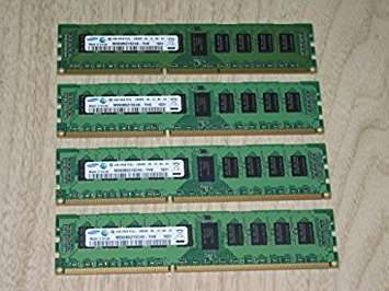 New LOT Samsung 16GB 4X 4GB DDR3-1333 PC3L-10600R ECC Memory M393B5273CH0-YH9