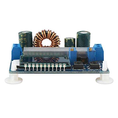 REES52 Buck Boost Converter Display, Buck-Boost Board DC 5.5-30V 12v to DC 0.5-30V 5v 24v Adjustable Constant Current Voltage Step UP Down Voltage Regulator 4A 35W Power Supply Module 6