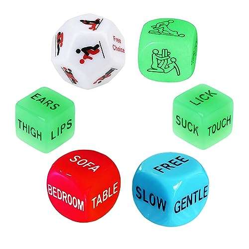 Fly-Love Funny Romantic Sport Dice Couple Dice Party Dice,Novelty Gift for Hen Party, Honeymoon, bacherette Party,Bridal Shower, Groom Roast, Wedding, Anniversary, Marriage 2