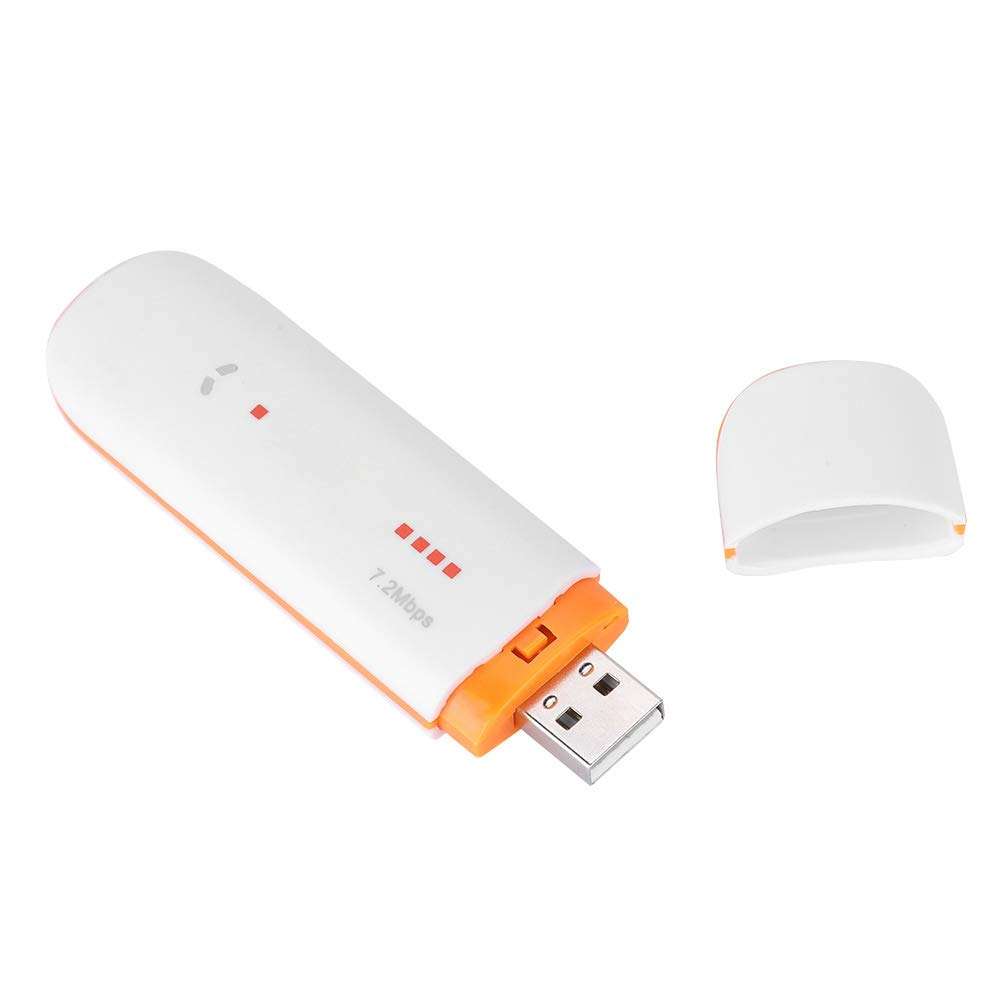 Mini USB 3G Dongle Modem, 3G Network Card USB Dongle Support UMTS:B1 Band Does NOT Support WiFi White