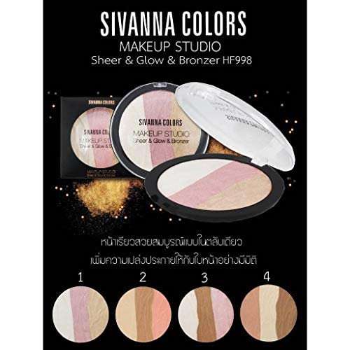 Sivanna make Up studio sheer and glow and bronzer 2