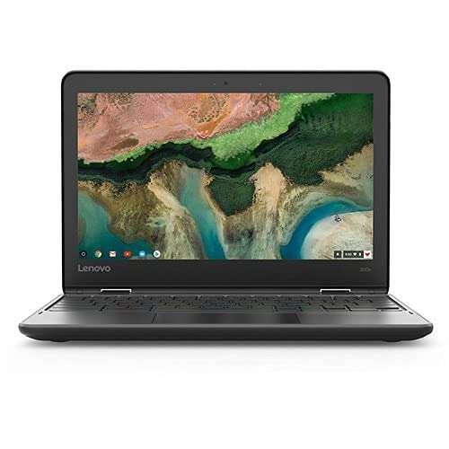 Lenovo Chromebook 300e (2nd Gen) 11.6-inch HD Touchscreen 32GB eMMC 1.1GHz Celeron N4020 (4GB RAM, SD Card Reader, Black) 81MB001DUS 2