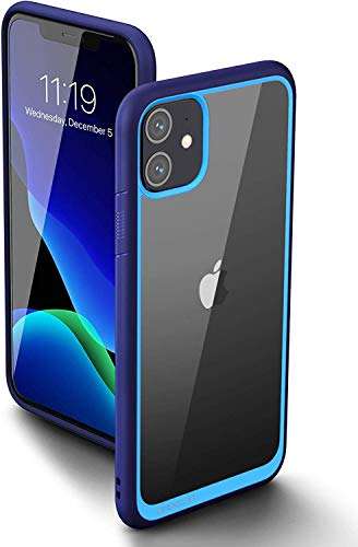 SUPCASE Unicorn Beetle Style Series Premium Hybrid Protective Clear Case for 6.1-Inch iPhone 11 (2019), Navy 1