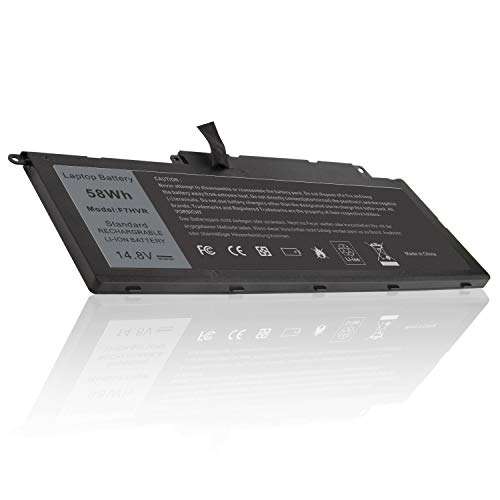 58Wh F7HVR Laptop Battery for Dell Inspiron 14 7437 Inspiron 17 7737 Inspiron 15 17 7537 7737 Series Y1FGD G4YJM 0G4YJM 62VNH 062VNH JR9TD T2T3J 89JW7 17HR-1728T 451-BBEO 3