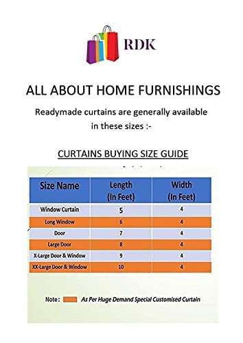 RDK Polyester Sheer-Net Fancy Sheer Sparkling Door Curtain (Purple, 7 feet)- 2pcs 6