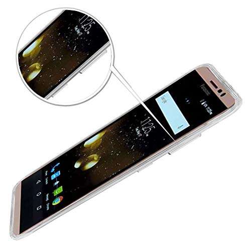 Amazon Brand - Solimo Mobile Cover for Panasonic Eluga I3 (Soft & Flexible Back Case), Transparent 3