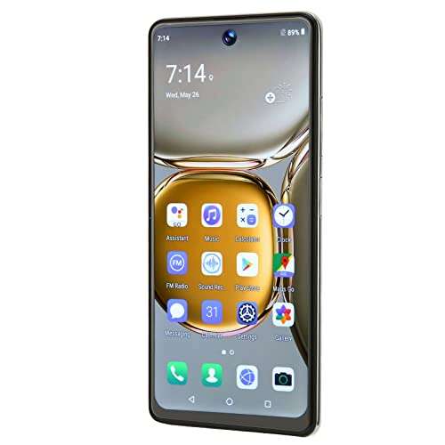 Cell Phone, P60 Pro Smartphone Front 8MP Rear 16MP MT6893 Quad Core for Daily Life US Plug