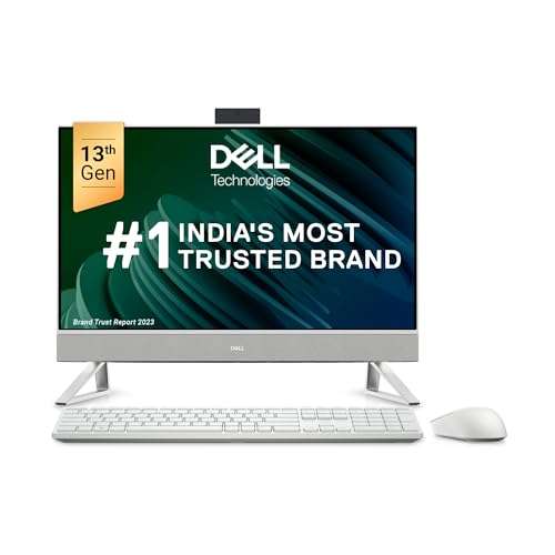 Dell 13th Gen All-in-One PC Inspiron 5420, Intel Core i5-1335U Processor/ 16GB/ 512GB/ MX550 (2GB GDDR6)/ 23.8" FHD AG/ProWireless Keyboard + Mouse/ 3 Years Onsite Hardware Service/White/ 5.56kg