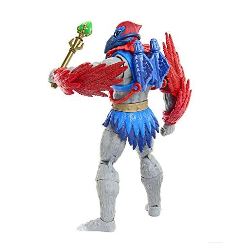 Masters of the Universe Masterverse Action Figure, Stratos Toy Collectible with Articulation & Accessories, 7 inch 5