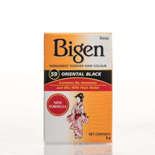 Bigen Permanent Powder Hair Color 59 Oriental Black 1 ea (Pack of 2) 6