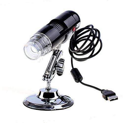 Ubersweet® Black2.0MP 200X USB Microscope Magnifier Camera High Speed DSP Compatible Windows MAC Microscopio Digital 1