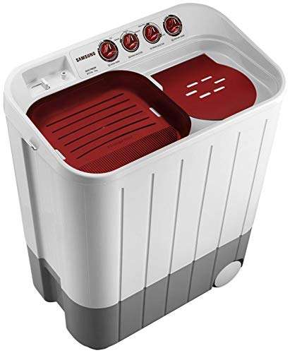 Samsung 7 Kg Inverter 3 Star Semi-Automatic Top Load Washing Machine (WT717QPNDMWXTL, Light Grey, Double storm technology) 5