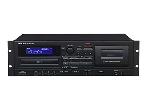 Tascam CD-A580 Rackmount Cassette/CD/USB MP3 Player Recorder Combo 4