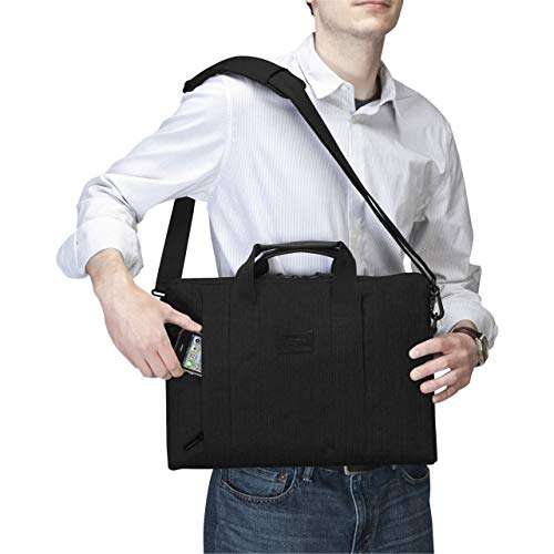 Targus CitySmart Slipcase Sleeve with Strap for 16-Inch Laptops, Black (TSS594US) 3