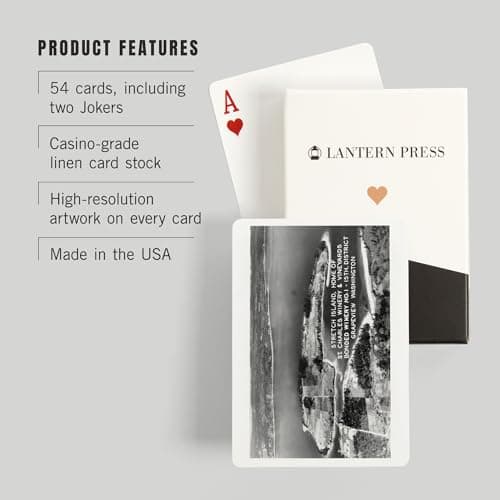 Lantern Press Grapeview, Washington, Aerial View of Stretch Island, St. Charles Winery (52 Playing Cards, Poker Size Card Deck with Jokers) 3