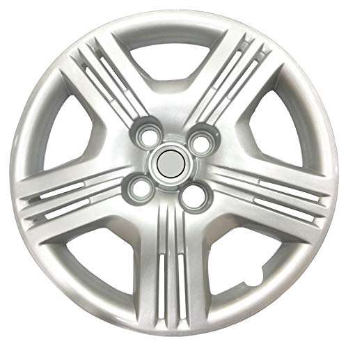 Oshotto Push type 15 inch Silver Wheel Cover Caps Compatible with Honda IV tech City 2010 to 2013 Models (Set of 4) 2