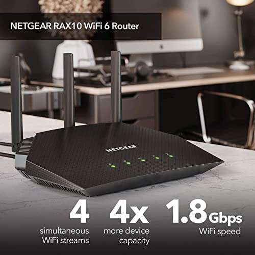 Netgear RAX20 Up to 1.8Gbps Wi-Fi, Ethernet Router (RAX20-100PES) 2