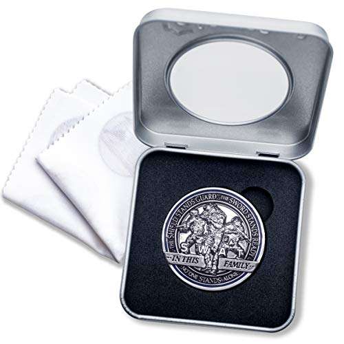 Armor Coin & Emblem - SWAT Team Challenge Coin in Presentation Box with Bonus polishing Cloth