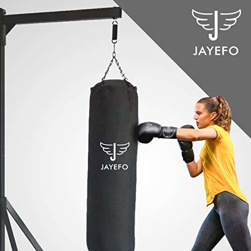 Jayefo Boxing Training Heavy Duty Bag Spring for Hanging Boxing Punching Bags - Up to 210 Pounds - Black 5