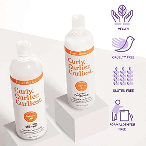 BARE BIOTICS Curly. Curlier. Curliest Curling Conditioner, 16 fl. Ounces 6