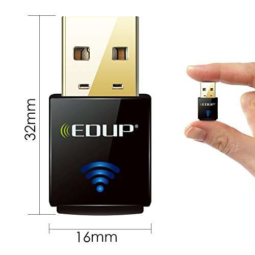 EDUP USB Wireless Adapter Mini Network Card 300Mbps Wi-Fi Adapter USB Bluetooth Wi-Fi Adapter, Wireless Nano USB Network Adapter for Laptop Desktop PC Wi-Fi Dongle (EP-N1557-300mbps)-(EPL-849WA-01) 6